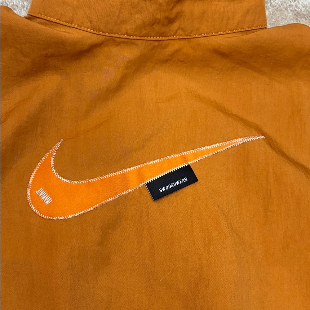 Nike Rust Orange Half-Zip Elastic Waist Mini Dress - Picture 11 of 13